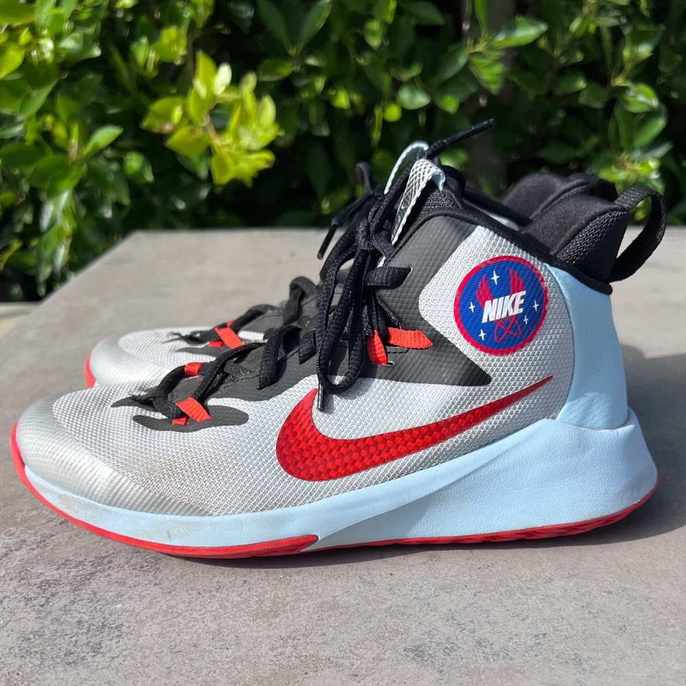 NIKE Basketball High Top Sneakers, Big Kids Size 5.5Y